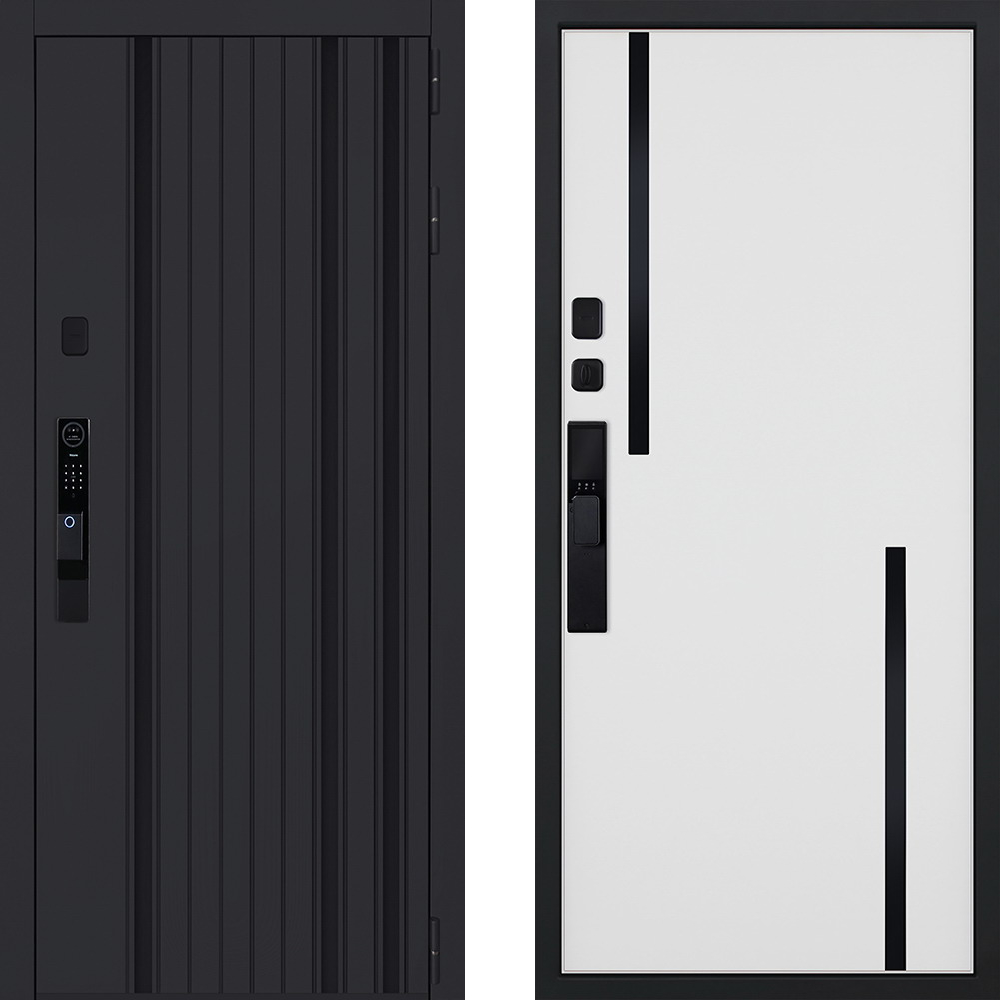 Стальная дверь «Solana» (биометрический замок Smart lock Y12)