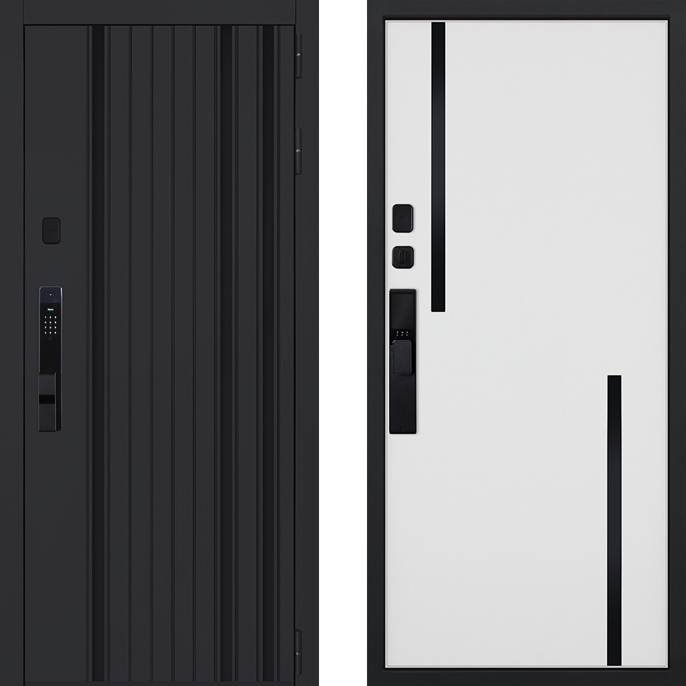 Стальная дверь «Solana» (биометрический замок Smart lock Y23)