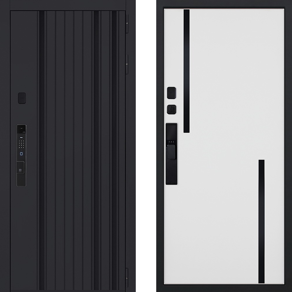 Стальная дверь «Solana» (биометрический замок Smart lock К06)