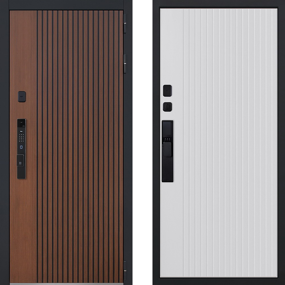 Стальная дверь «Velvet» (биометрический замок Smart lock К06)