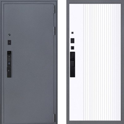 Стальная дверь «Беркут» (биометрический замок Smart lock К06)